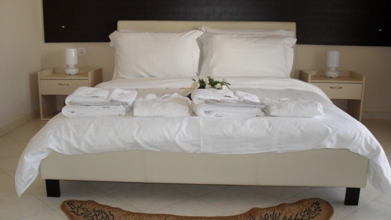 Kyknos Hotel Kastoria - Two Bedroom Luxury Suite κύριο υπνοδωμάτιο